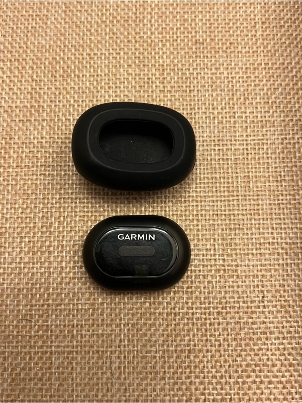 GARMIN Vivoki Activity Fitness Tracker, New Batteries, Tested, Black, Case